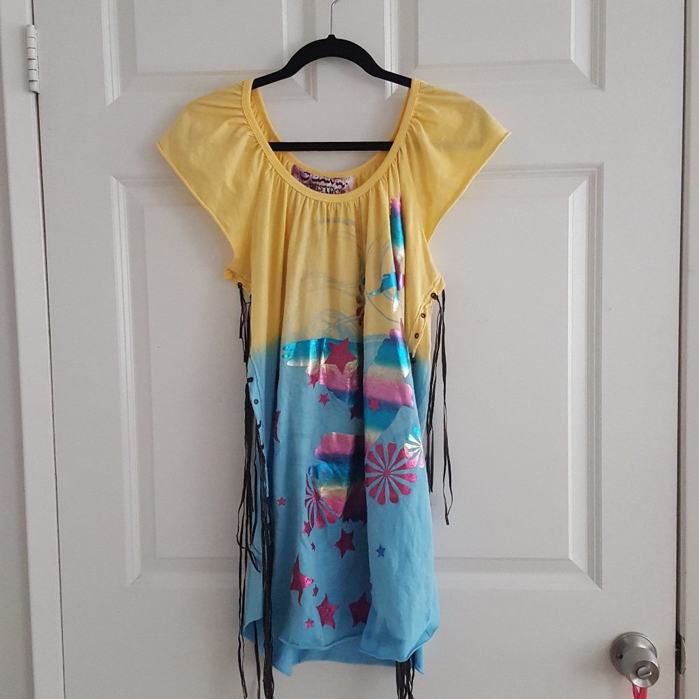 Love Stock Ranch by Christian Audigier fringe dress M